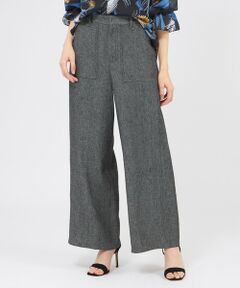 EPOCA / エポカ その他パンツ | リネンコットンデニム ワイドパンツ