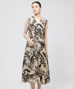 EPOCA / エポカ ロング・マキシ丈ワンピース | ボタニカルプリント ノースリーブワンピース