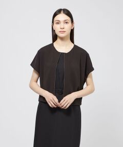 EPOCA / エポカ ニット・セーター | レーヨンストレッチ ジップアップニットカーディガン
