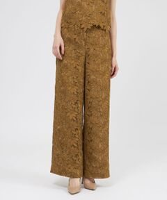 EPOCA / エポカ その他パンツ | ピオニーケミカルレース ワイドパンツ
