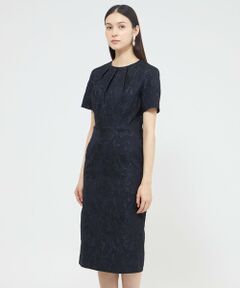 EPOCA / エポカ ロング・マキシ丈ワンピース | フィオーレラメジャカード Iラインドレス