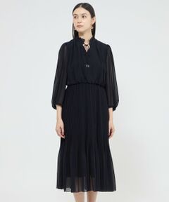 EPOCA / エポカ ロング・マキシ丈ワンピース | ドライジョーゼット プリーツドレス