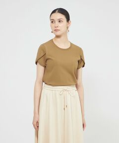 EPOCA / エポカ ニット・セーター | サテンコンビニット クルーネックプルオーバー