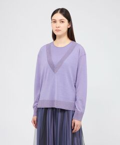 EPOCA / エポカ ニット・セーター | レイヤードVネックニットプルオーバー