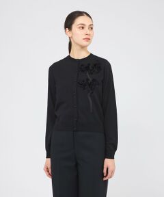EPOCA / エポカ ニット・セーター | フラワーモチーフニット カーディガン