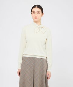 EPOCA / エポカ ニット・セーター | ハイツイストストレッチ リボンタイニット
