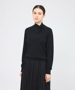 EPOCA / エポカ ニット・セーター | ハイツイストストレッチ リボンタイニット
