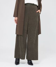 EPOCA / エポカ その他パンツ | トリアセスエード ワイドストレートパンツ