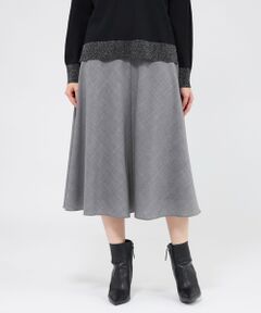 EPOCA / エポカ ロング・マキシ丈スカート | プレーンウィーブストレッチ フレアスカート