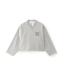 EPOCA / エポカ カットソー | 【SACRA】クロップドスウェット《WEB＆EPOCA THE SHOP店舗限定》