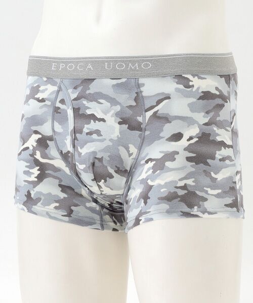 EPOCA UOMO(underwear & loungewear)/エポカ ウォモ(アンダーウェア&ラウンジウェア) 前開きボクサーブリーフ グレー L EPOCA UOMO(underwear & loungewear)/エポカ ウォモ(アンダーウェア&ラウンジウェア) 前開きボクサーブリーフ グレー L