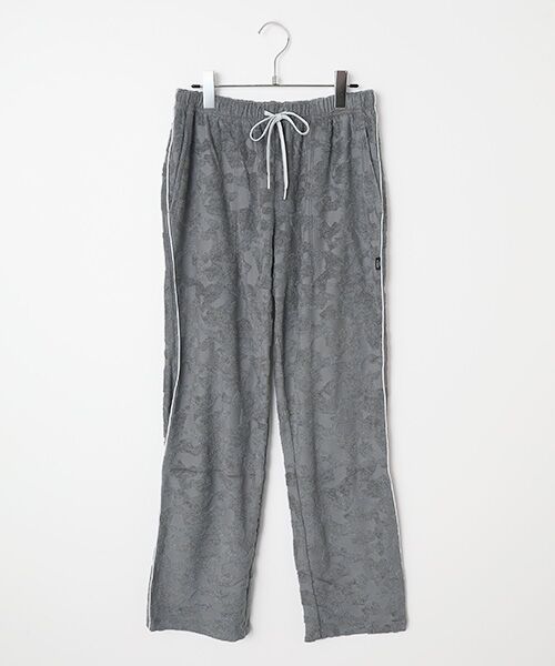 EPOCA UOMO（underwear ＆ loungewear） / エポカ　ウォモ（アンダーウェア＆ラウンジウェア） ルームウェア | 前閉じロングテーパードパンツ（チャコール）