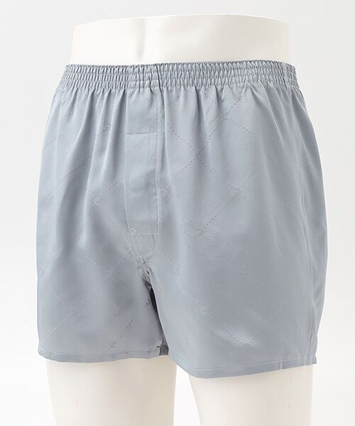 EPOCA UOMO（underwear ＆ loungewear） / エポカ　ウォモ（アンダーウェア＆ラウンジウェア） トランクス | 前開きシルクトランクス（グレー）