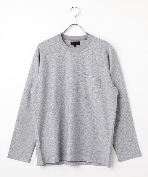 EPOCA UOMO（underwear ＆ loungewear） / エポカ　ウォモ（アンダーウェア＆ラウンジウェア） ルームウェア | 長袖クルーネック（グレー）