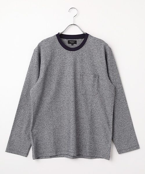 EPOCA UOMO（underwear ＆ loungewear） / エポカ　ウォモ（アンダーウェア＆ラウンジウェア） ルームウェア | 長袖クルーネック（ネイビー）