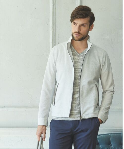 セール スタンドカラー ニットプリント ブルゾン ブルゾン Epoca Uomo エポカ ウォモ ファッション通販 タカシマヤファッションスクエア