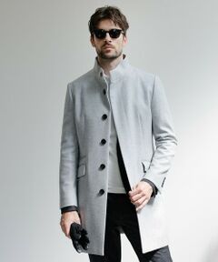 EPOCA UOMO / エポカ　ウォモ その他アウター | ウールスタンドカラーコート