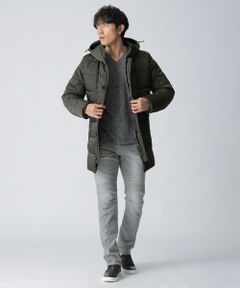 EPOCA UOMO / エポカ　ウォモ ブルゾン | 【光電子】フーデットミドルブルゾン