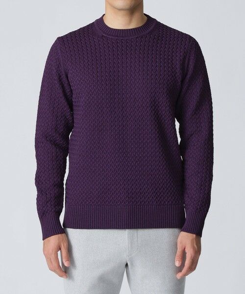 EPOCA UOMO / エポカ ウォモ その他トップス | クランククルーネックニット | 詳細9