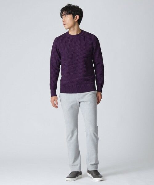 EPOCA UOMO / エポカ ウォモ その他トップス | クランククルーネックニット(ワイン)