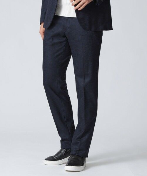 EPOCA UOMO / エポカ ウォモ その他パンツ | 【セットアップ】グレンチェックパンツ(ダークネイビー)