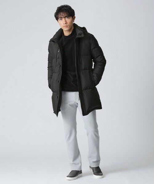 EPOCA UOMO / エポカ ウォモ ブルゾン | ホワイトグースロングダウン(ブラック)