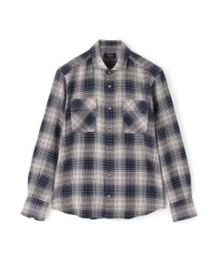 EPOCA UOMO / エポカ　ウォモ シャツ・ブラウス | ウールミックスチェックシャツ