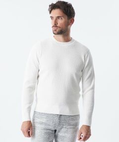 ＊Safari5月号掲載＊スプリングクランククルーネックニット