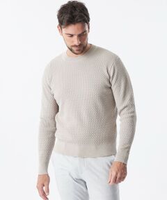 EPOCA UOMO / エポカ　ウォモ その他トップス | ＊Safari5月号掲載＊スプリングクランククルーネックニット