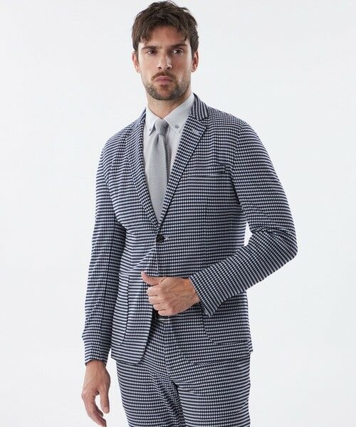 EPOCA UOMO/エポカ ウォモ 【PRIMA COLLECTION】【セットアップ着用可】ハイストレッチライトJK ネイビー 50 EPOCA UOMO/エポカ ウォモ 【PRIMA COLLECTION】【セットアップ着用可】ハイストレッチライトJK ネイビー 50