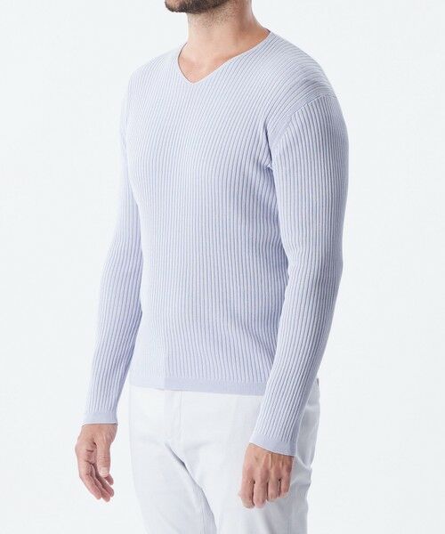 EPOCA UOMO / エポカ　ウォモ その他トップス | Vネックリブニット | 詳細3