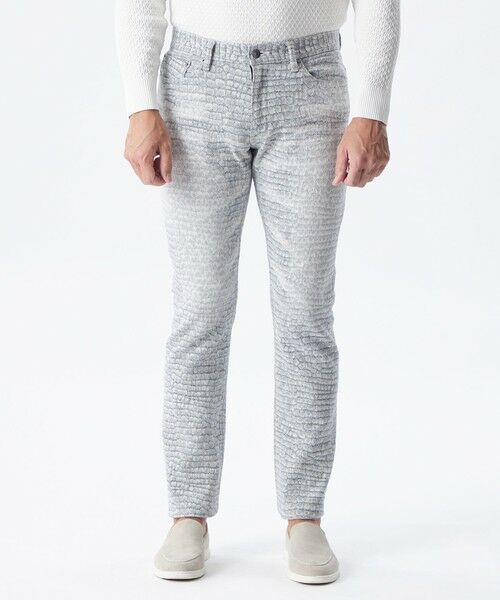 EPOCA UOMO / エポカ ウォモ その他パンツ | クロコダイルデニムパンツ | 詳細4