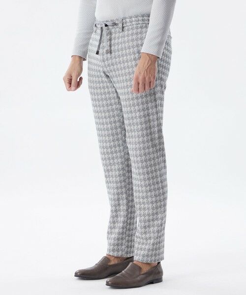 EPOCA UOMO / エポカ ウォモ その他パンツ | 【PRIMA COLLECTION】【セットアップ着用可】千鳥ジャカードリネンミックスパンツ | 詳細3