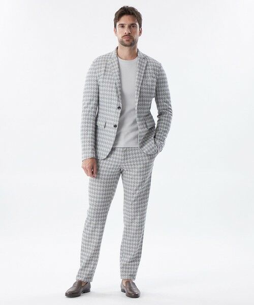 EPOCA UOMO / エポカ ウォモ その他パンツ | 【PRIMA COLLECTION】【セットアップ着用可】千鳥ジャカードリネンミックスパンツ | 詳細1