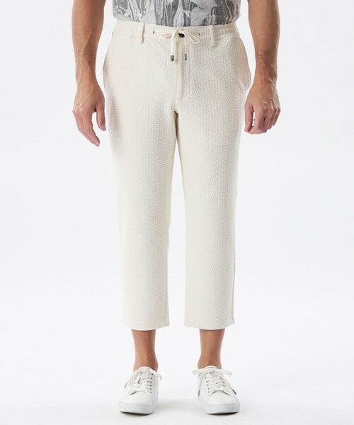 EPOCA UOMO / エポカ　ウォモ その他パンツ | 【PRIMA COLLECTION】【セットアップ着用可】スクエアジャカードクロップドパンツ | 詳細2