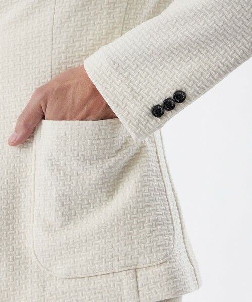 EPOCA UOMO / エポカ ウォモ その他アウター | 【PRIMA COLLECTION】【セットアップ着用可】スクエアジャカードJK | 詳細5