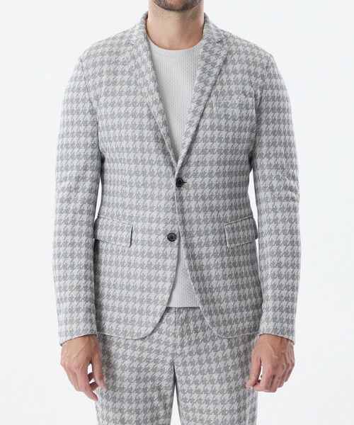 EPOCA UOMO / エポカ ウォモ その他アウター | 【PRIMA COLLECTION】【セットアップ着用可】千鳥ジャカードリネンミックスJK | 詳細2