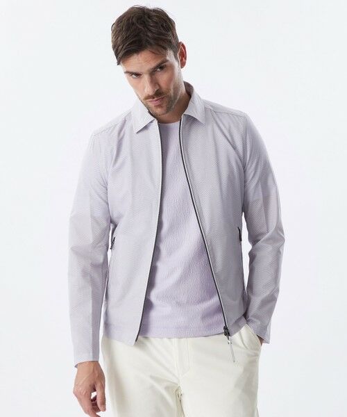 EPOCA UOMO/エポカ ウォモ *Safari5月号掲載*クールドッツブルゾン ライトグレー 52 EPOCA UOMO/エポカ ウォモ *Safari5月号掲載*クールドッツブルゾン ライトグレー 52