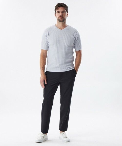 EPOCA UOMO / エポカ ウォモ その他トップス | ウォッシャブルワッフルニットTシャツ | 詳細1