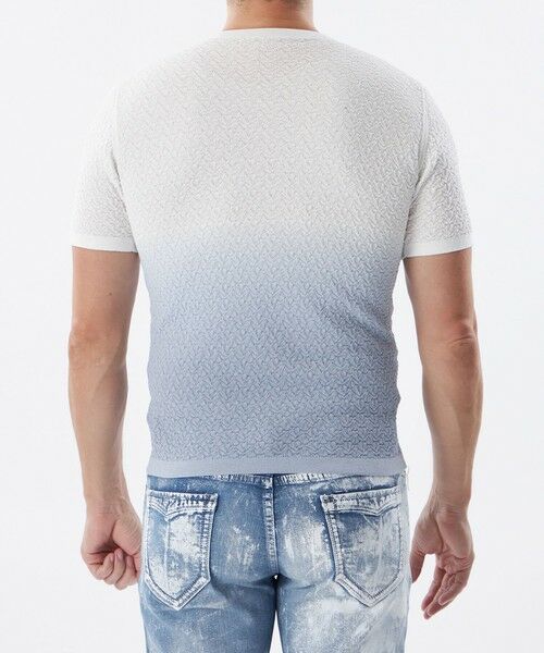 EPOCA UOMO / エポカ ウォモ その他トップス | 【PRIMA COLLECTION】Vネックショートスリーブグラデーションニット | 詳細5