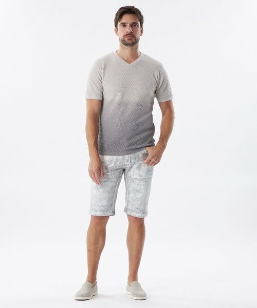 EPOCA UOMO / エポカ ウォモ その他トップス | 【PRIMA COLLECTION】Vネックショートスリーブグラデーションニット | 詳細1