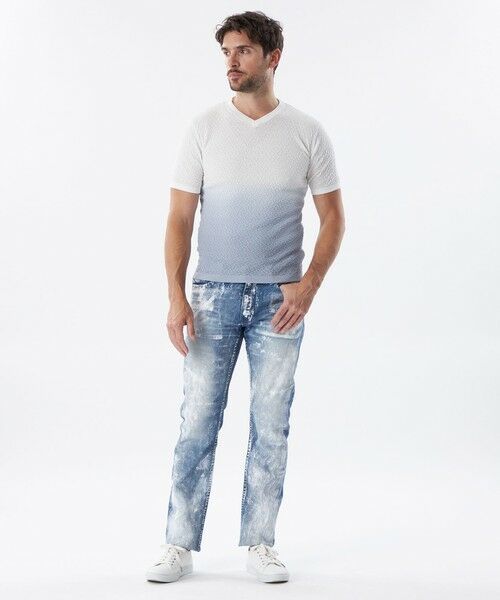 EPOCA UOMO / エポカ ウォモ その他トップス | 【PRIMA COLLECTION】Vネックショートスリーブグラデーションニット | 詳細2