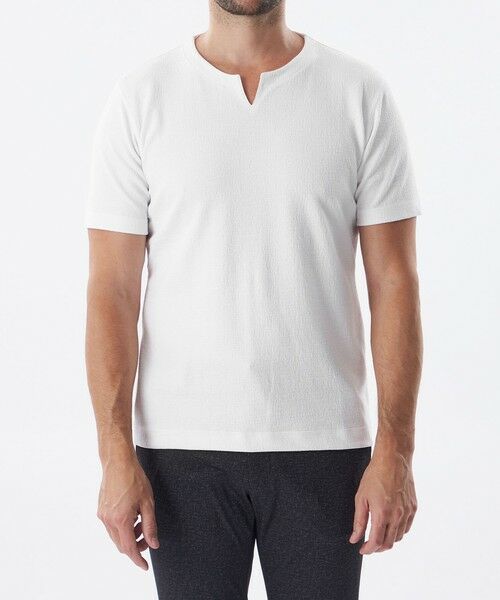 EPOCA UOMO / エポカ ウォモ その他トップス | *Safari5月号掲載*ブリスタージャカードキーネックカットソー | 詳細3