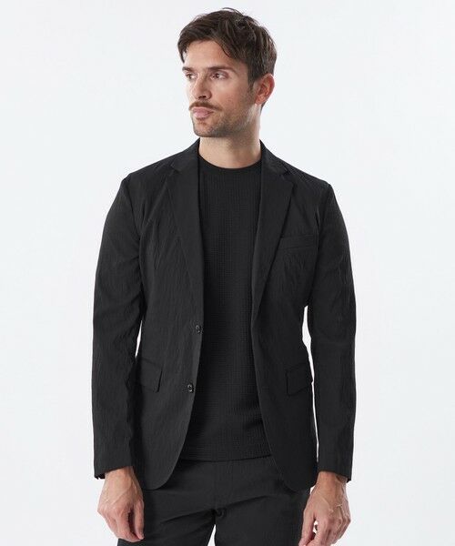 EPOCA UOMO/エポカ ウォモ 【セットアップ対応】フローワッシャージャケット ブラック 48 EPOCA UOMO/エポカ ウォモ 【セットアップ対応】フローワッシャージャケット ブラック 48