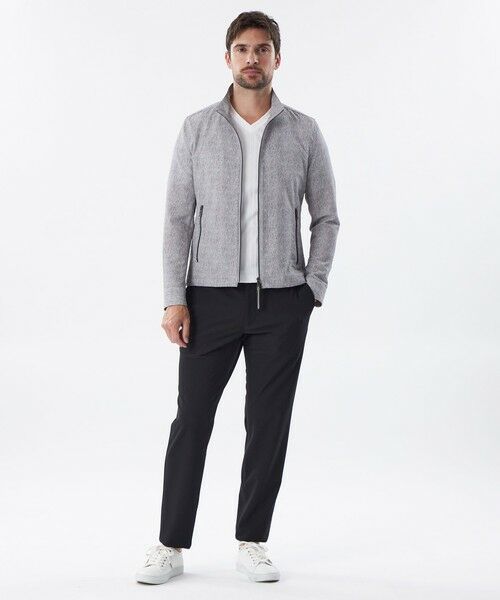 EPOCA UOMO / エポカ　ウォモ ブルゾン | ツイードプリントストレッチサッカーブルゾン | 詳細1