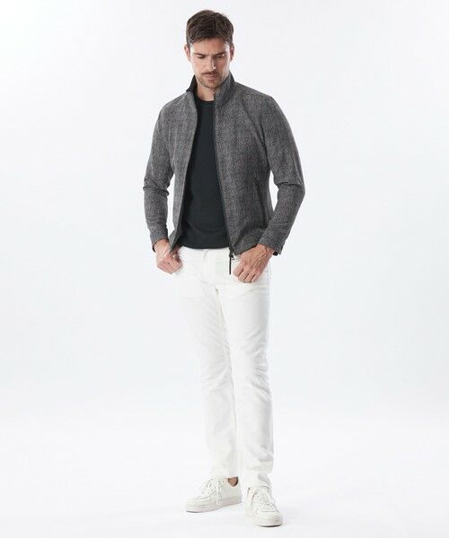 EPOCA UOMO / エポカ　ウォモ ブルゾン | ツイードプリントストレッチサッカーブルゾン | 詳細2