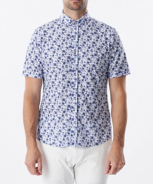 EPOCA UOMO / エポカ　ウォモ シャツ・ブラウス | フラワープリントメッシュシャツ | 詳細3