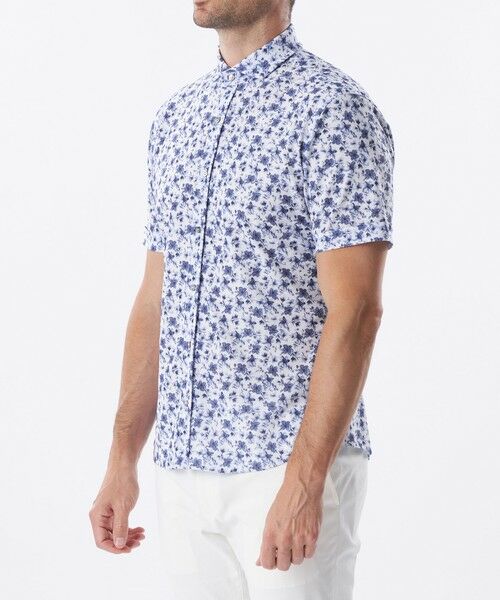 EPOCA UOMO / エポカ　ウォモ シャツ・ブラウス | フラワープリントメッシュシャツ | 詳細4