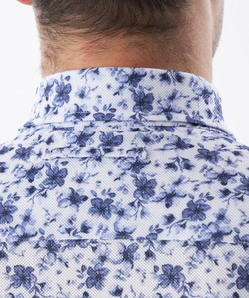 EPOCA UOMO / エポカ　ウォモ シャツ・ブラウス | フラワープリントメッシュシャツ | 詳細8