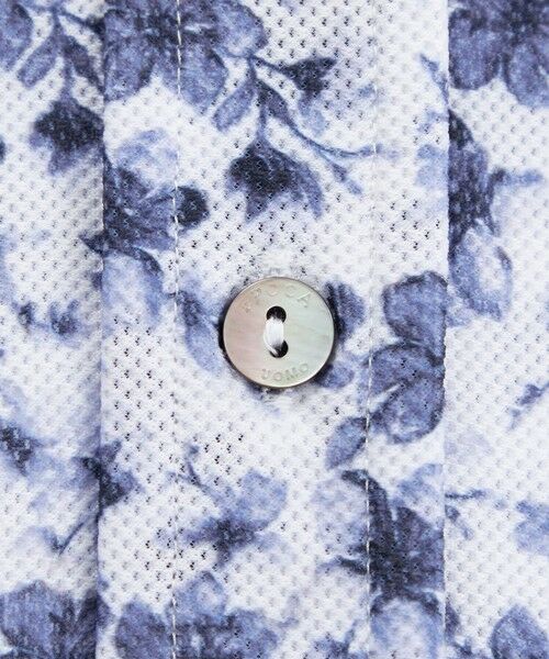 EPOCA UOMO / エポカ　ウォモ シャツ・ブラウス | フラワープリントメッシュシャツ | 詳細9